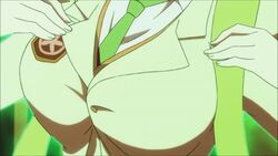 1girls animated aura breast_expansion breasts clothing female female_only kanzaki_mitsuki saikin_imouto_no_yousuga_chotto_okashiindaga screencap solo solo_female