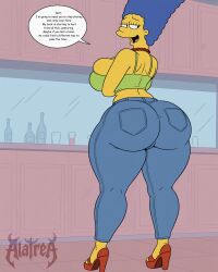 marge simpson from the simpsons by alatrea