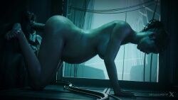 1boy 1girls 3d 4k anal anal_sex animated anonymous_male blender claire_redfield claire_redfield_(jordan_mcewen) cumflation female glory_hole half-life_(series) half-life_2 indoors inflation male nude penis ponytail prostitution resident_evil resident_evil_2 resident_evil_2_remake schwarz_kruppzo sci-fi semen_inflation sound tagme video