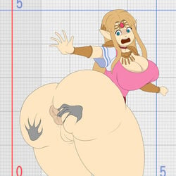 a_link_between_worlds anus disembodied_hands grimmchagrin huge_ass princess_zelda puffy_anus super_smash_bros. the_legend_of_zelda thick_thighs voluptuous zelda_(a_link_between_worlds)