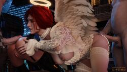 triss merigold from cd projekt red by blendguardian