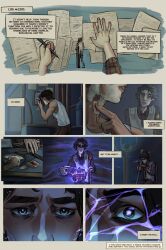 2boys 2d 2d_(artwork) arcane arcane_jayce arcane_viktor color colored comic comic_page dark-skinned_male dark_skin dialogue faux_soul gay jayce jayce_talis laboratory league_of_legends light-skinned_male light_skin male male_focus muscular muscular_male part_1 riot_games romantic_couple sfw shaving shipping size_difference skinny_male smaller_male spread_legs sweat text text_box text_bubble tiny_male twink viktor_(league_of_legends)