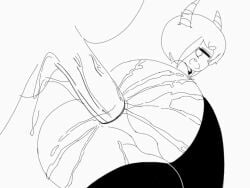 2boys 2d anal animated ass ass_focus big_ass big_butt big_cock cum cum_inside cum_on_ass cumshot cute_fang dick femboy feminine_male gay gay_sex happy horns male male_only miseabadart no_color on_side open_mouth original original_artwork original_character penis short_hair shortstack smiling tagme thighhighs thighs video