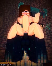 1boy 1girls 3d ahe_gao big_balls big_penis breasts brown_eyes brown_hair deep_penetration female glasses horns horny_female horsecock human_female hyper_penetration hyper_stomach_bulge iamcringe irene_cream_(iamcringe) male mine-imator minecraft monster nude_female open_mouth outside paizuri penetration ponytail reverse_cowgirl_position riding sex spread_legs stomach_bulge stomach_bulge_paizuri tagme tongue_out vaginal_penetration warden_(minecraft) wet_pussy white_skinned_female