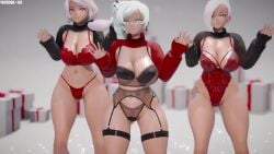 3d 3girls animated blue_eyes female jic_jic milf mp4 rwby sisters sound tagme video weiss_schnee white_hair willow_schnee winter_schnee