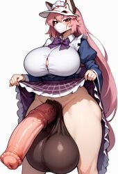 ai_generated balls big_balls big_breasts big_penis dick dickgirl female female_only futa_only futanari heartboxxx huge_cock human monster_girl shemale solo solo_female solo_futa