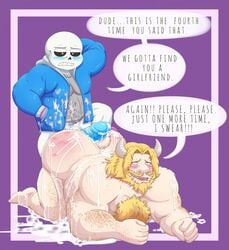 2020 after_sex ahe_gao all_fours anal anal_sex animated_skeleton anthro arm_hair asgore_dreemurr bara beard big_ass big_butt blonde_hair blush bodily_fluids body_hair bone boss_monster bottomless bovid bubble_ass bubble_butt caprine chest_hair clothing cross-eyed cum cum_everywhere cum_in_ass cum_inside cum_on_arm cum_on_back cum_on_body cum_on_clothing cum_on_ground cum_on_shoulder dialogue duo english_text facial_hair fur furry gay genital_fluids goat hairy hi_res hoodie hot_dogging larger_sub leg_hair lightsaber_dick looking_pleasured male male/male male_only male_penetrated male_penetrating male_penetrating_male mammal messy mkcrown moustache muscular muscular_male naked no_humans nude penetration penile penile_penetration penis_on_ass round_ass round_butt sans size_difference skeleton small_dom_big_sub smaller_dominant spank_marks speech_bubble text text_bubble topwear undead undertale video_games yaoi