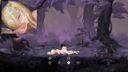 1girls animated ass blonde_hair defeated drugs game_cg insectophilia insects long_hair rape tagme tongue tongue_in_anus vagina video violation white_legwear