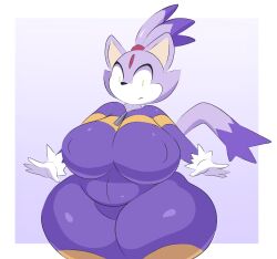 blaze the cat from sega by arizonathevixen