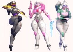 3d 3d_(artwork) 3girls arcee arcee_(g1) autobot autobot_insignia big_breasts blender blender_(software) blue_eyes busty dagger female female_autobots female_only glasses green_body grey_body gun heeled_feet helmet high_heels huge_breasts knife large_breasts lifeline_(transformers) metallic_body multicolored_body multiple_girls nightbird nightbird_(transformers) ninja nurse pink_body robot robot_girl robot_humanoid sword thick_legs thick_thighs transformers transformers_g1 trawert turquoise_body white_body yellow_eyes