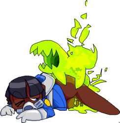 1boy 1boy1girl 1girls 2016 2d 2d_(artwork) ambiguous_penetration artist_request ass ass_grab big_penis black_hair blue_eyes cum cum_inside dark-skinned_female dark_skin doggy_style doggy_style_position exposed_ass gasmask green_cum horror_(nuclear_throne) human humanoid interspecies interspecies_sex looking_back nuclear_throne one_eye_closed open_mouth penetration penis penis_bigger_than_body police police_badge police_uniform policewoman radiation radioactive radioactive_waste rogue_(nuclear_throne) sharp_teeth source_request spread_legs spreading thighs transparent_background