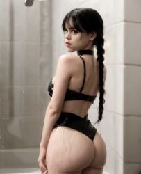 ai_generated ass celebrity fat_ass goth goth_girl jenna_ortega real_person realistic tagme the_addams_family wednesday_(netflix) wednesday_addams