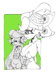 breast_envy callie_(splatoon) flat_chest humanoid large_breasts marie_(splatoon) pohuai_haidan_boom_(artist) splatoon