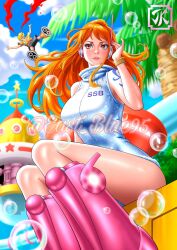 eastblue_95 egghead female female_focus male nami nami_(one_piece) one_piece one_piece:_egghead_arc post-timeskip vinsmoke_sanji