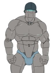 bara buff glowing_eyes gray_skin helmet_over_eyes looking_at_viewer machine male male_only mann._vs._machine muscles muscular muscular_male no_nipples remert robot robot_soldier_(team_fortress_2) sniperstalker soldier soldier_(team_fortress_2) solo tagme team_fortress_2 tf2 transparent_background uncanny_valley underwear unsettling