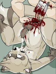 2007 anal_insertion anthro anus cbee cheese_grater cum cum_on_body cum_on_face fender fur_affinity furry furry_male gore guro male meme penis raccoon rape torture