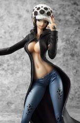 eastblue_95 female female_only one_piece rule_63 trafalgar_law trafalgar_law_(female)