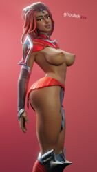 1girls 3d big_breasts fortnite ghoulishxxx large_ass loincloth tagme tan_skin valor_(fortnite)