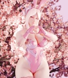 3d big_ass big_breasts bunny_ears bunny_girl bunnysuit fat_ass fertile_hips heart_sign holidays ionian irelia_xan ireliabubblebutt league_of_legends league_of_legends:_wild_rift midriff pawg riot_games round_ass round_breasts round_butt smile_at_viewer solo thick_ass thick_thighs tight_clothing valentine's_day white_hair wide_hips