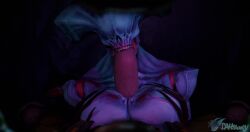 animated big_breasts boobjob breasts dasharky3d demon doom fellatio female huge_cock male monster_girl nightmare_waifu oral paizufella paizuri sound summoner_(doom) tagme teratophilia titfuck video