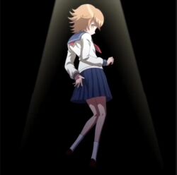 danganronpa fujisaki_chihiro school_uniform solo tagme