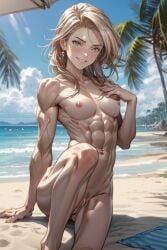 1girls abs ai_generated ass bangs bare_legs barefoot beach biceps blush breasts brown_eyes completely_naked completely_nude completely_nude_female confident effineffer exhibitionism feet female female_focus female_only female_pervert flashing flashing_pussy granblue_fantasy human katalina_aryze looking_at_viewer looking_pleasured medium_breasts muscular muscular_arms muscular_female muscular_legs muscular_thighs naked naked_female naughty_face nipples nude nude_female outdoor_nudity outdoors outside public public_exposure public_indecency public_nudity pussy seductive seductive_smile shaved_crotch showing_off smile solo solo_female street thighs topless