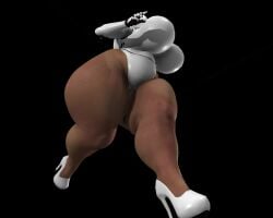 1girls animated bouncing_breasts coolmaster98 curvy dark-skinned_female haydee haydee_(game) helmet high_heels huge_ass huge_breasts huge_thighs jogging leotard massive_ass robot_girl running simple_background solo tagme thick_thighs video voluptuous wide_hips