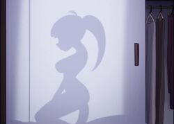 1boy 1girls 1other 2d animated ass bouncing_breasts breasts cowgirl_position curvy female hetero large_ass large_penis longer_than_10_seconds masterploxy moaning mrploxy peeping peeping_tom penis ponytail realistic_penis_size riding_penis sex shadows shorter_than_30_seconds silhouette silhouette_sex smug sound sound_effects straight thick_ass troll video voice_acted voluptuous voyeur