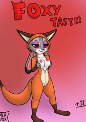 albinefox anthro big_breasts breasts clothing costume disney female furry fursuit hi_res judy_hopps lagomorph large_breasts leporid mammal nipples presenting rabbit solo zootopia