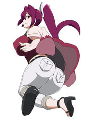 yuzuriha (under night in-birth) from under night in-birth by mantan