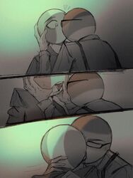 2boys clothed clothes countryhumans couple dafriix eyewear french_kiss french_kissing gay germany germany_(countryhumans) glasses italy italy_(countryhumans) kissing making_out male male/male male_only saliva saliva_string sweat tongue tongue_in_mouth tongue_kiss tongue_out yaoi