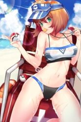 kasumi (pokemon) from nintendo by coffee bean (artist)