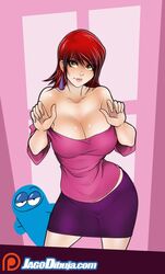 bloo from cartoon network by jago dibuja