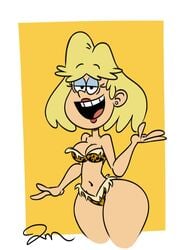 1girls ass big_ass big_breasts blonde_hair bra breasts cheetah cheetah_print cleavage earrings female female_only half-closed_eyes jose-miranda josethewey milf mother open_mouth panties rita_loud smile solo solo_female solo_focus straight_hair the_loud_house thick_thighs thighs