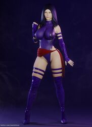 psylocke (kwannon) from marvel by mavixtious