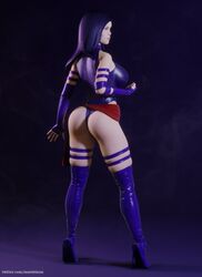 psylocke (kwannon) from marvel by mavixtious