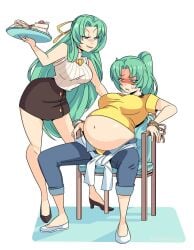 07th_expansion bbw belly_overhang big_belly big_female blush cake chubby chubby_female embarrassed fat fat_female fat_fetish fat_girl fat_woman fatty feeding force_feeding forced_weight_gain higurashi_no_naku_koro_ni huge_belly humiliated humiliating humiliation jiggling_belly large_female mion_sonozaki obese obese_female overweight overweight_female plump pork_chop shion_sonozaki softservice thick_thighs tied_up tubby weight_gain