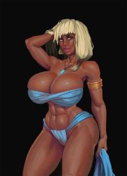 1girls abs alternate_version_available armwear atlantean atlantis:_the_lost_empire barely_contained_breasts big_breasts big_lips bimbo bimbo_lips bimbofied blonde blonde_female blonde_hair blue_eyes boobsgames bottomwear bracelet breasts busty cleavage clothing disney disney_princess ear_piercing earrings female female_only hand_behind_head hand_on_head huge_breasts kida large_breasts lips loincloth massive_breasts necklace neckwear plump_lips solo solo_female thick thick_lips thighs top_heavy topwear tubetop