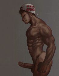 10s 1boy 2014 animated catrasche erect_penis erection gay lad male male_only muscular muscular_male penis tagme tough_guy yaoi