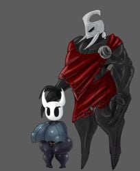 1boys 1futa black_body breasts bust
y_boy clothed clothing duo fan_character flaccid fully_clothed futanari hollow_knight huge_ass huge_breasts humanoid khadhunter7 larger_male male mostly_clothed muscular muscular_male original_character protagonist_(hollow_knight) robes shortstack size_difference small_penis smaller_futanari standing thick_thighs wide_hips