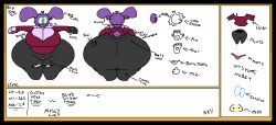 1girls big_ears black_jeans black_pants blue_glasses boob_window bulge bun_sink_(siptober) bun_sink_(sona) bunny_ears bunny_girl bunny_tail exposed_breasts female fur furry furry_only gigantic_ass gigantic_butt massive_ass massive_butt neck_tuft purple_body purple_hair purple_skin red_shirt sink_(sinktober)