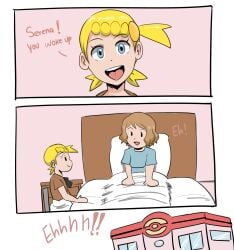 bonnie_(pokemon) comic female hospital pokemon pokemon_xy reach025 rider117 serena_(pokemon)