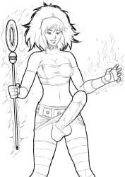 1futa big_penis black_and_white futa_only futanari goth goth_girl hawkgirl_(artist) huge_cock large_penis magic_user marvel marvel_comics monochrome nico_minoru penis runaways sister_grimm witch