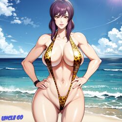 kusanagi motoko from ghost in the shell by unclego