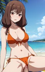 1boy 1girls ai_generated anime bikini cowgirl_position female human iino_miko kaguya-sama_wa_kokurasetai_~tensai-tachi_no_renai_zunousen~ male ranwai sex stable_diffusion