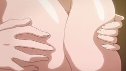 1boy 1girls animated areolae boobjob breasts breasts_out erect_nipples inori_amano large_breasts looping_animation mou_hasama_zu_ni_ha_ira_renai mou_hasamazu_ni_wa_irarenai nipples oppai paizuri pashmina penis penis_between_breasts penis_tip screencap titjob