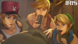 3d big_penis blonde_hair blowjob blue_eyes brown_eyes fellatio femboy ganondorf gay girly hat irispoplar link messy oral penis_in_mouth piercing pubic_hair tagme the_legend_of_zelda trap yaoi