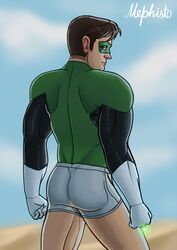 ass bubble_butt dc dc_comics gay green_lantern green_lantern_corps justice_league mephisto mephisto(artist) muscles panties pants superhero