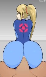 1boy 1girls 2d animated ass ass_focus bimbo dat_ass faceless_male fat_ass female gif horny_female hourglass_figure looping_animation metroid riding_penis ripped_clothing samus_aran smug_face smug_grin zero_suit_samus zonen404