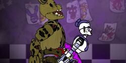 2d 2d_(artwork) anthro ballora ballora_(fnafsl) big_breasts big_penis breasts female five_nights_at_freddy's five_nights_at_freddy's:_sister_location fnaf male male/female penis png scottgames sex sister_location springtrap springtrap_(fnaf) straight